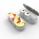 Nykia Designs Bathroom Toilet Paper Storage Solution - Flowers