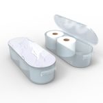 Nykia Designs Bathroom Toilet Paper Storage Solution - Marble
